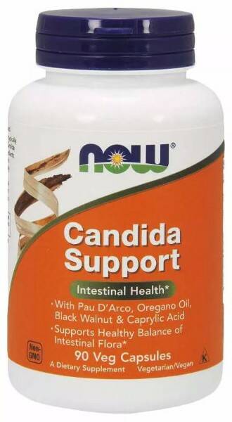 NOW Candida Support, 90 капс.